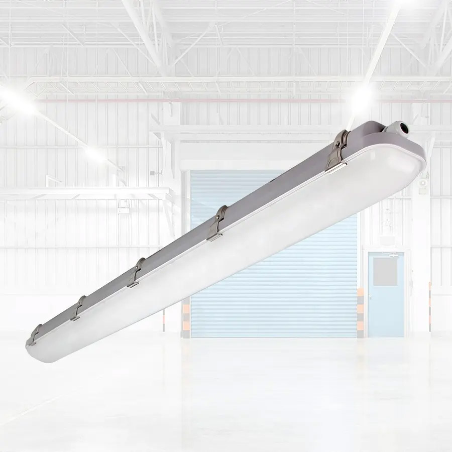 2FT 20W 4FT Waterproof Vapor Tight Industrial Workshop Linear DALI Dim Garage LED Tri-proof Light